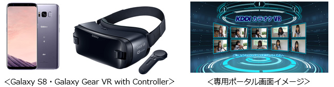 Galaxy S8・Galaxy Gear VR with Controller 専用ポータル画面イメージ