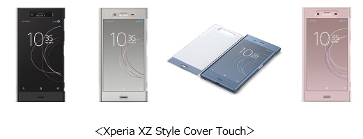 Xperia XZ1 Style Cover Touch