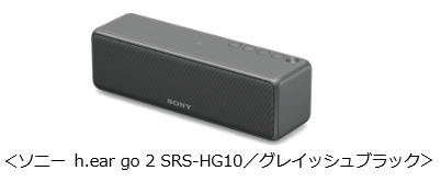 ソニー h.ear go 2 SRS-HG10/グレイッシュブラック