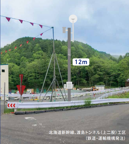 北海道新幹線、渡島トンネル (上二股) 工区 (鉄道・運輸機構発注)